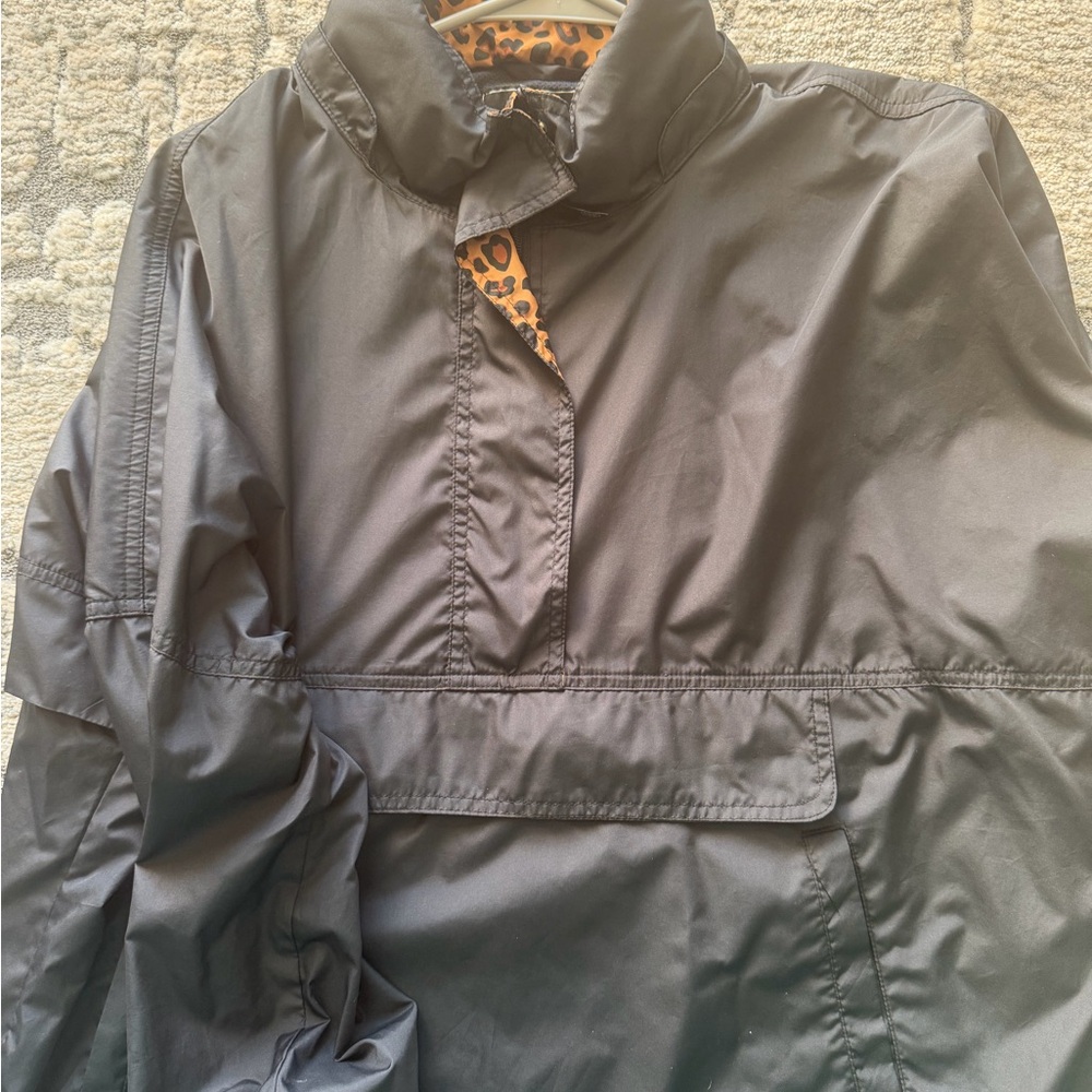 Lauren James rain Jacket with Leopard Print
